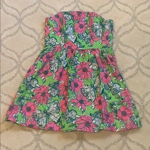 Lilly Pulitzer strapless dress